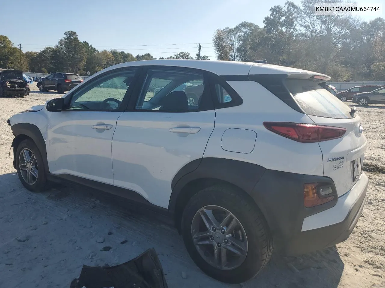 2021 Hyundai Kona Se VIN: KM8K1CAA0MU664744 Lot: 78214504