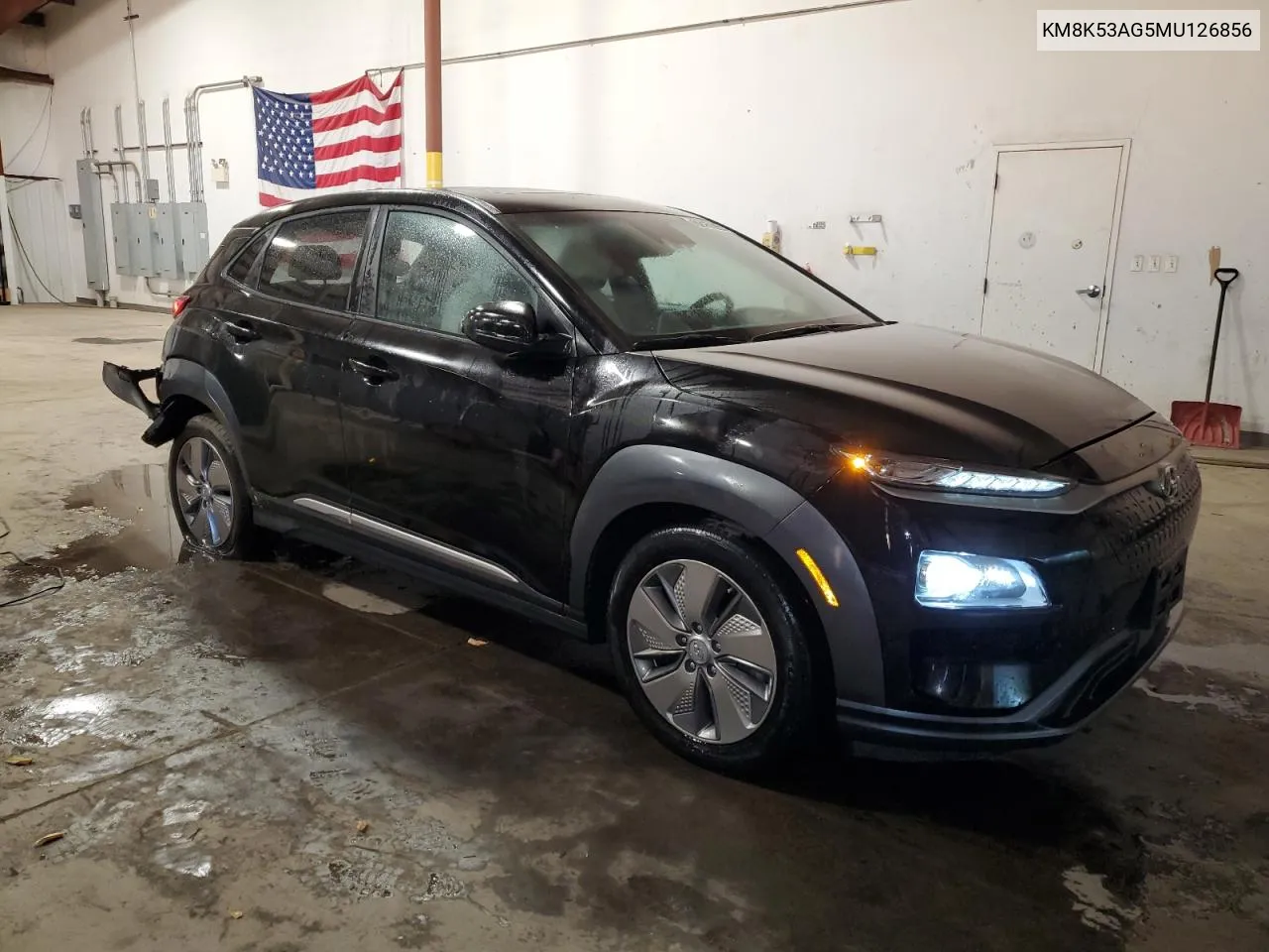 2021 Hyundai Kona Ultimate VIN: KM8K53AG5MU126856 Lot: 78256234