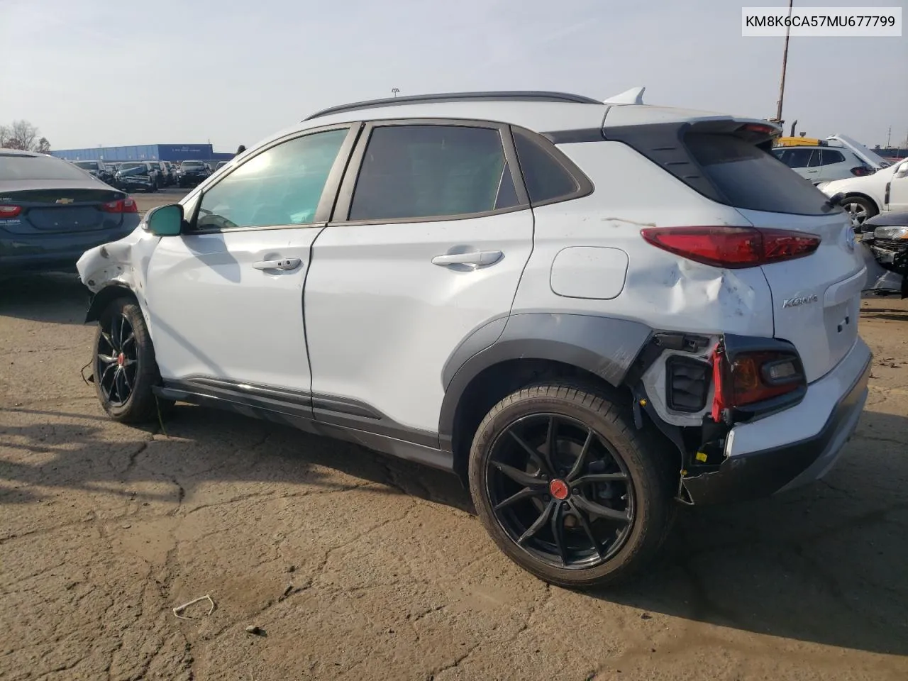 2021 Hyundai Kona Night VIN: KM8K6CA57MU677799 Lot: 78279984