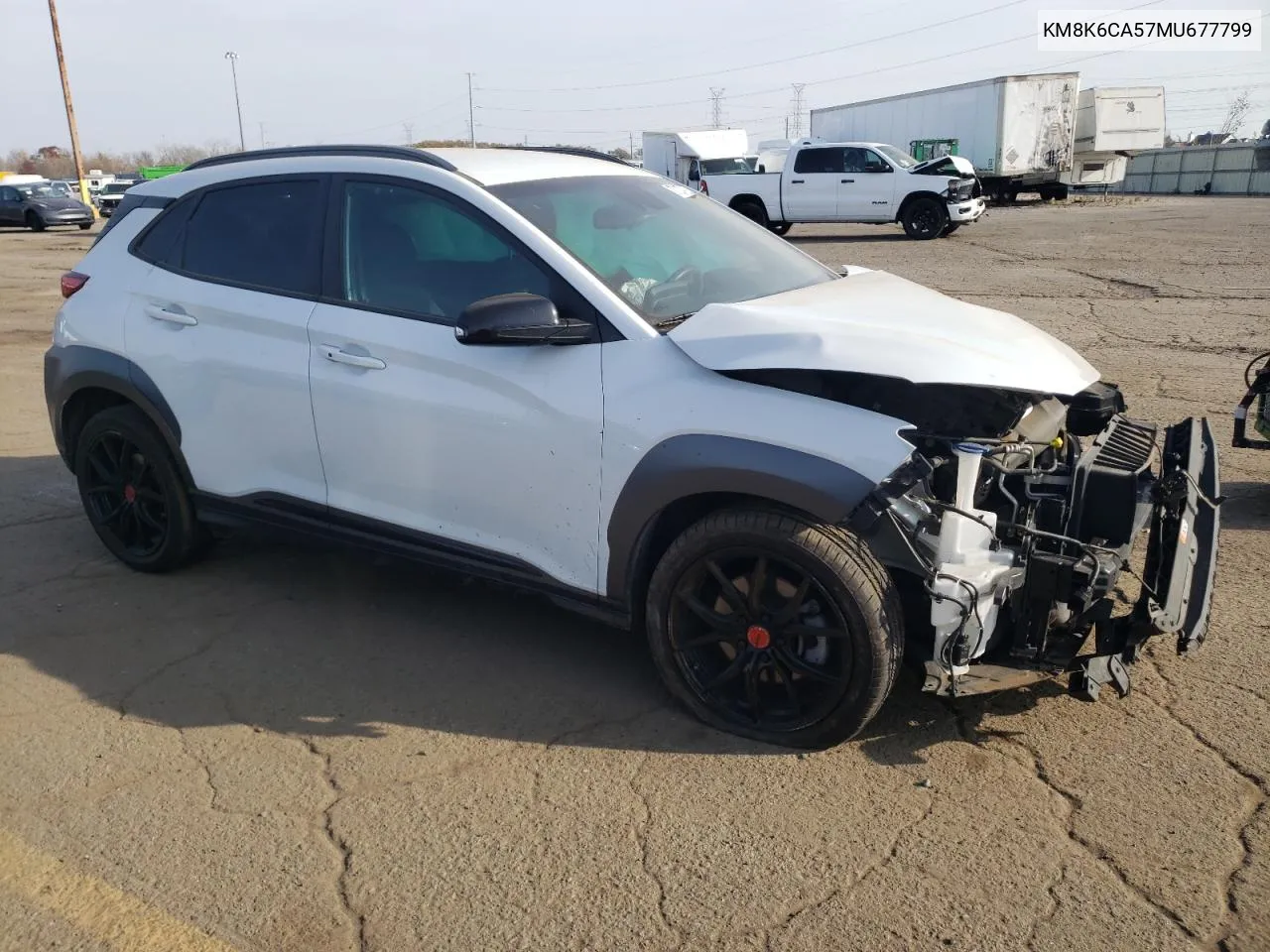 2021 Hyundai Kona Night VIN: KM8K6CA57MU677799 Lot: 78279984