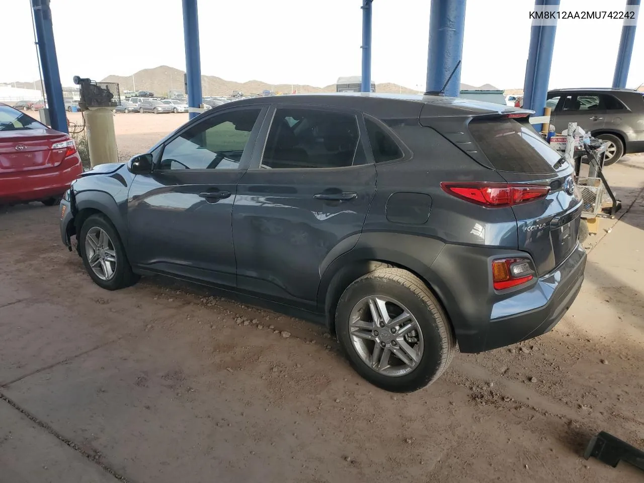 2021 Hyundai Kona Se VIN: KM8K12AA2MU742242 Lot: 78536264