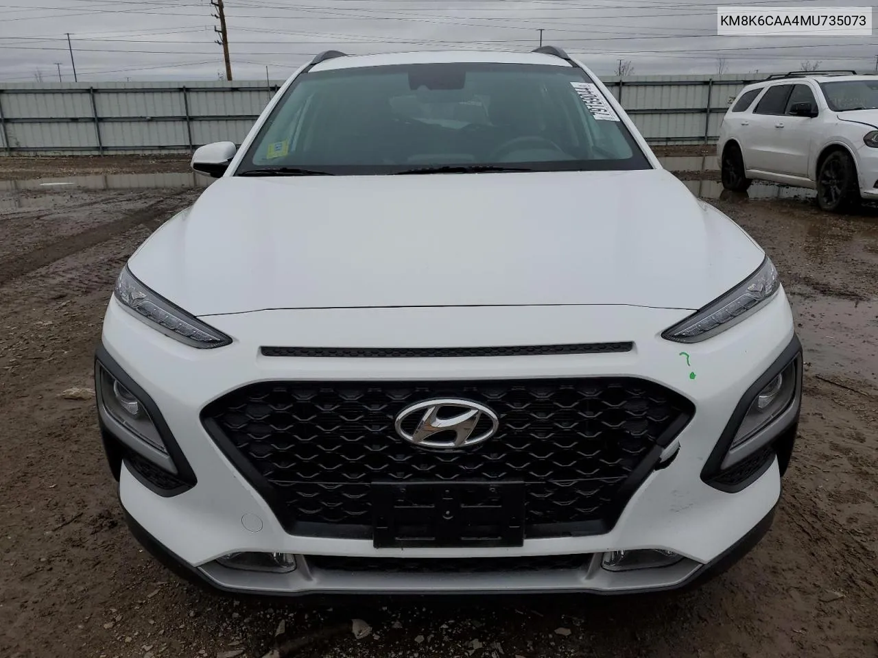 2021 Hyundai Kona Sel Plus VIN: KM8K6CAA4MU735073 Lot: 79159044