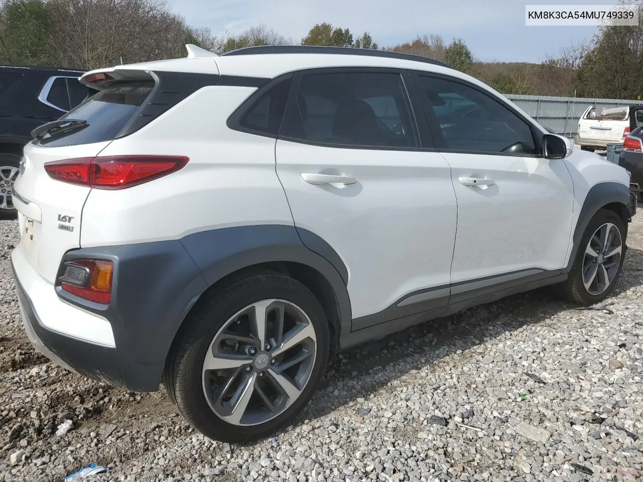 2021 Hyundai Kona Limited VIN: KM8K3CA54MU749339 Lot: 79468684