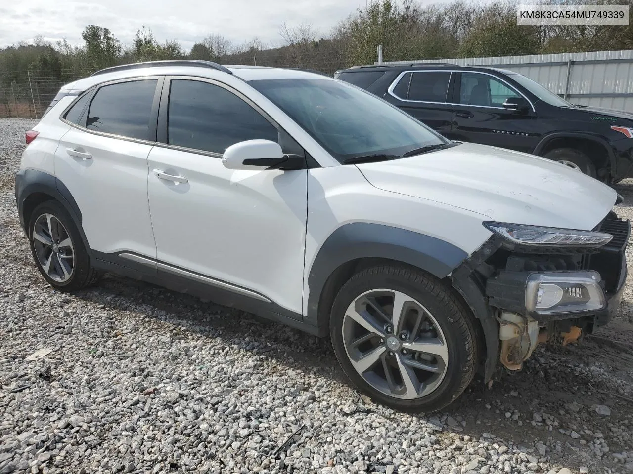 2021 Hyundai Kona Limited VIN: KM8K3CA54MU749339 Lot: 79468684