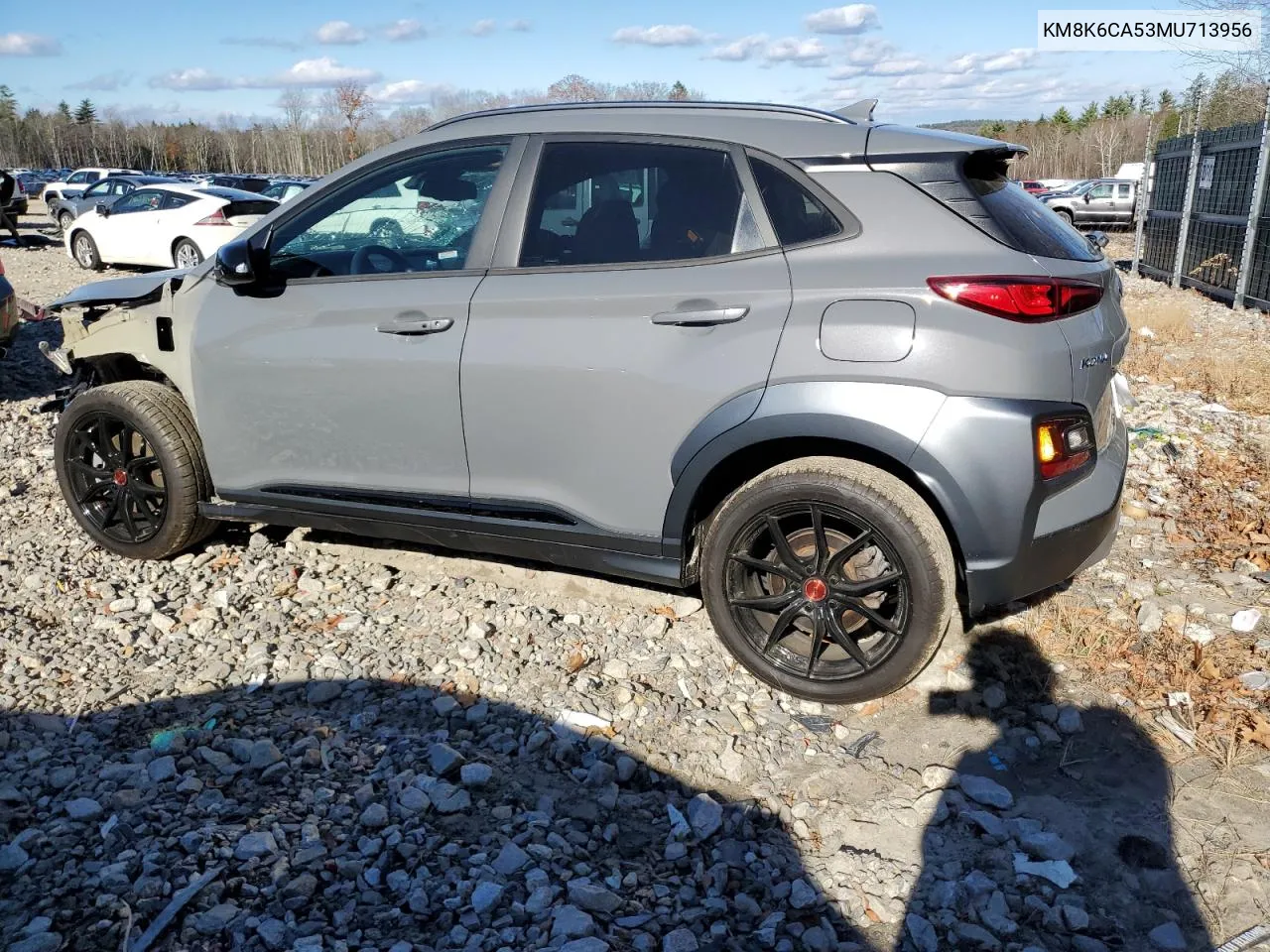 2021 Hyundai Kona Night VIN: KM8K6CA53MU713956 Lot: 79634124