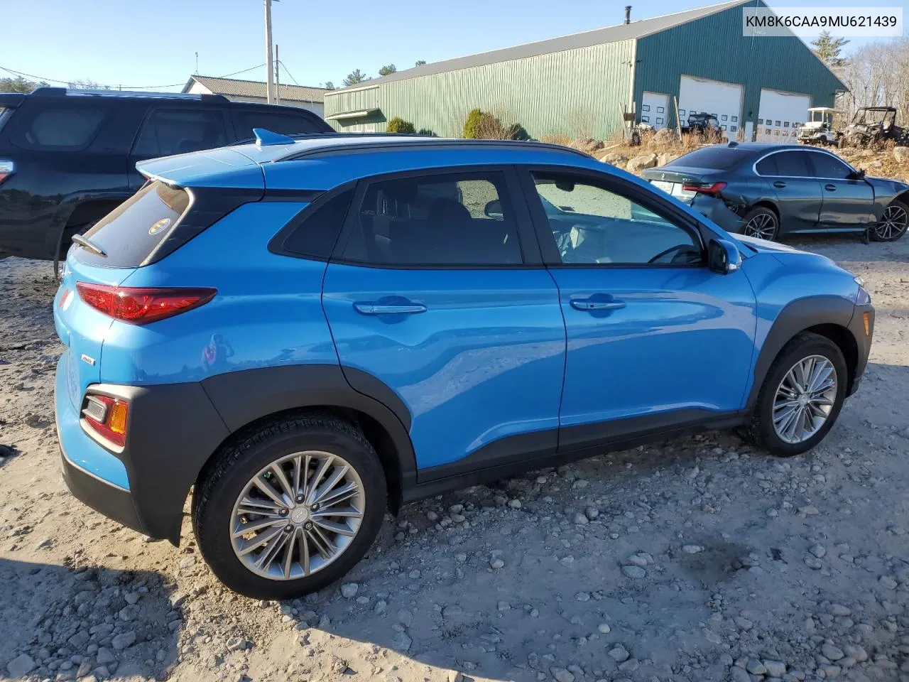 2021 Hyundai Kona Sel Plus VIN: KM8K6CAA9MU621439 Lot: 80552454