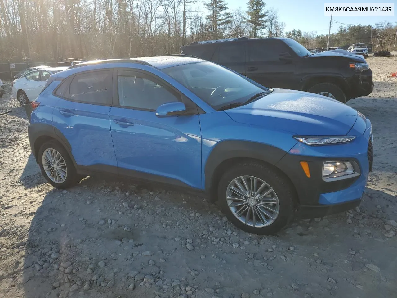 2021 Hyundai Kona Sel Plus VIN: KM8K6CAA9MU621439 Lot: 80552454