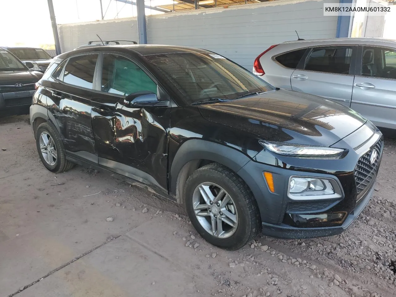 2021 Hyundai Kona Se VIN: KM8K12AA0MU601332 Lot: 80655154