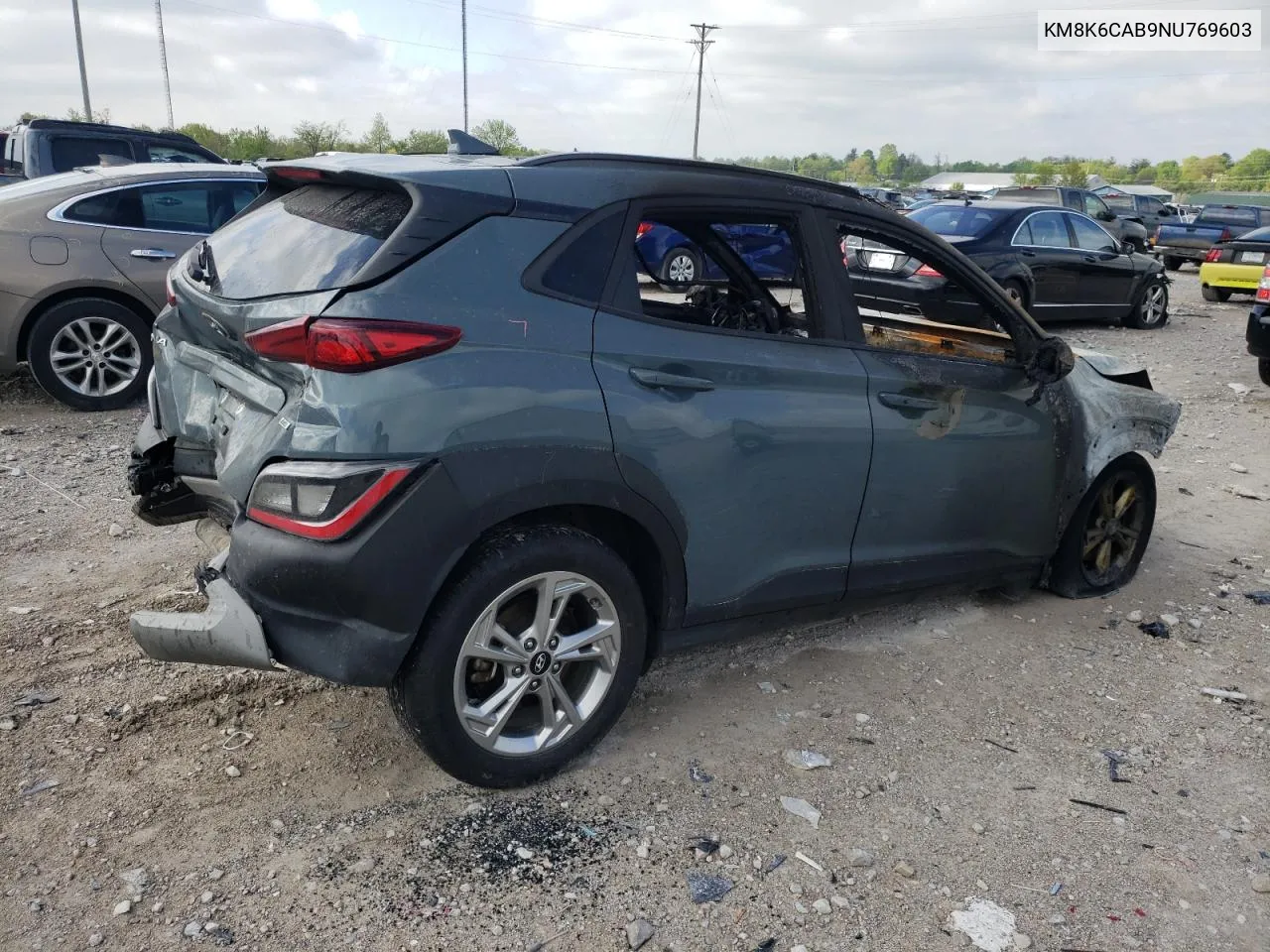 KM8K6CAB9NU769603 2022 Hyundai Kona Sel