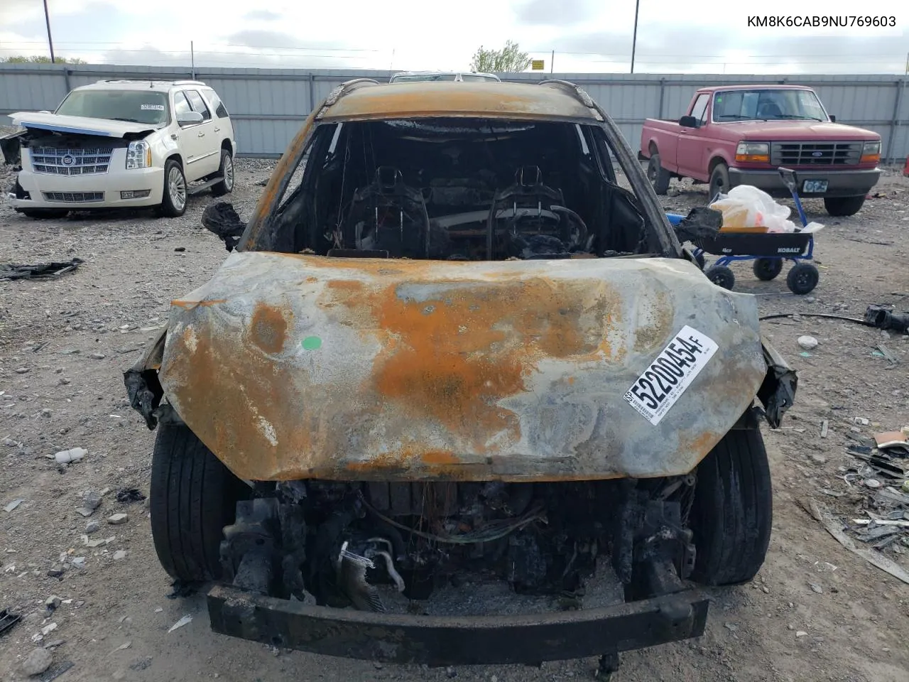 KM8K6CAB9NU769603 2022 Hyundai Kona Sel