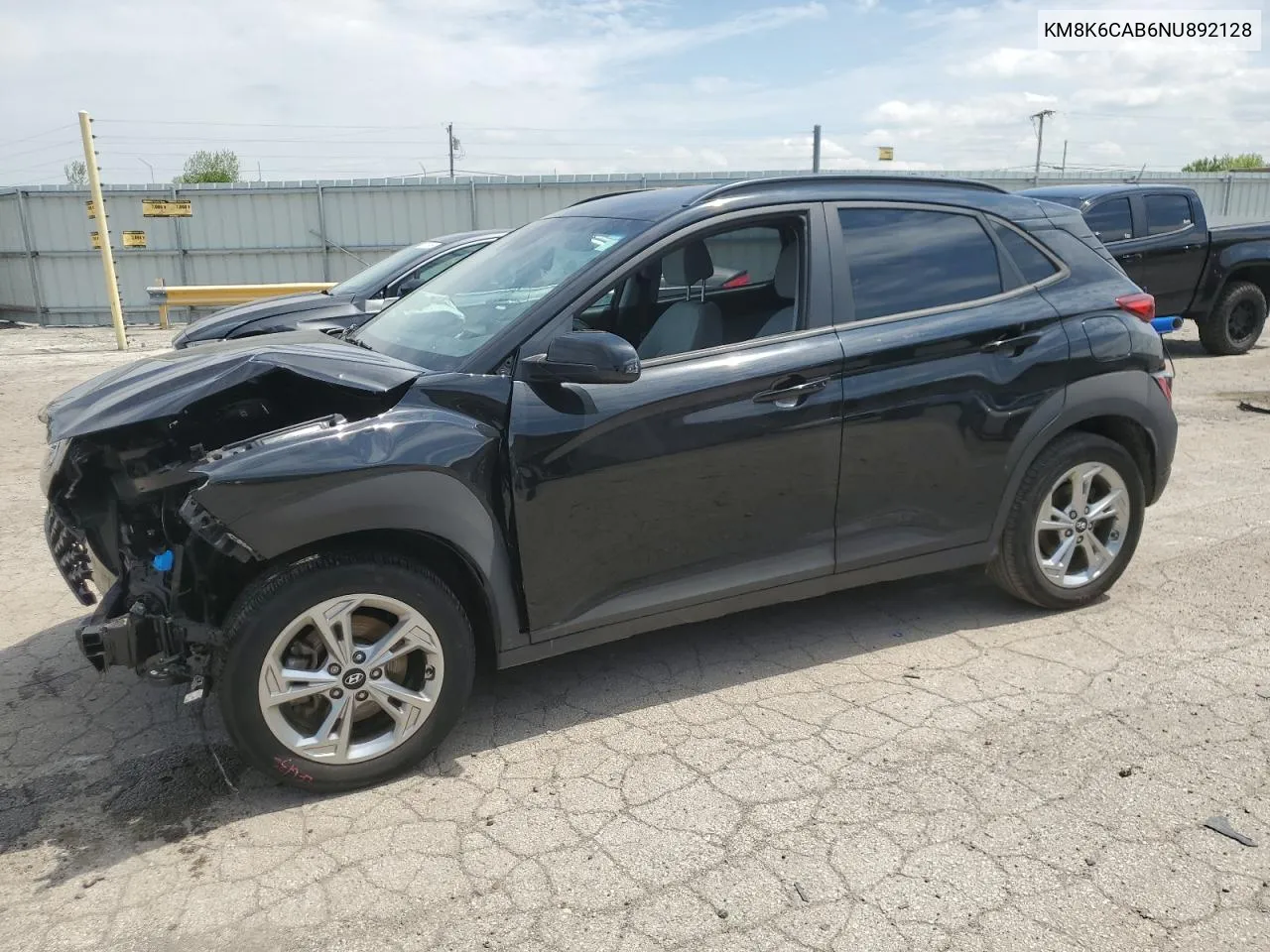 KM8K6CAB6NU892128 2022 Hyundai Kona Sel