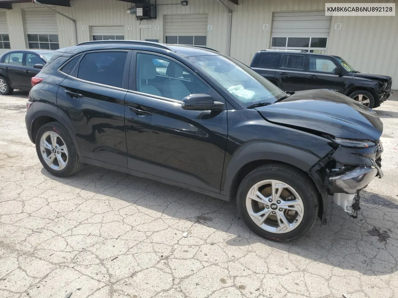 2022 Hyundai Kona Sel VIN: KM8K6CAB6NU892128 Lot: 53227084