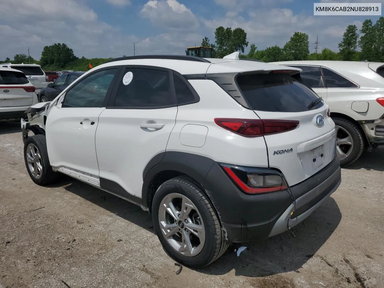 2022 Hyundai Kona Sel VIN: KM8K6CAB2NU828913 Lot: 53702184