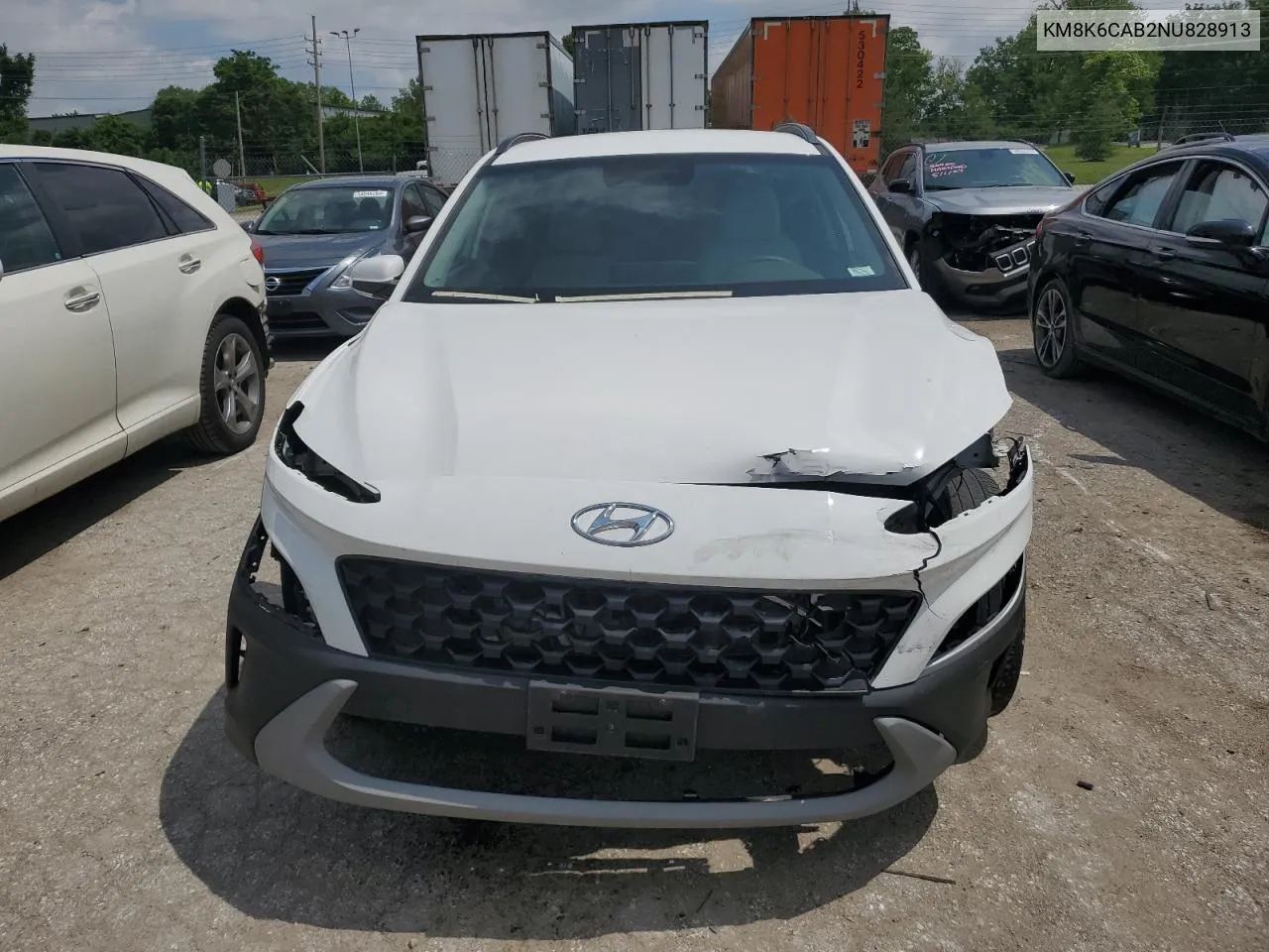 2022 Hyundai Kona Sel VIN: KM8K6CAB2NU828913 Lot: 53702184