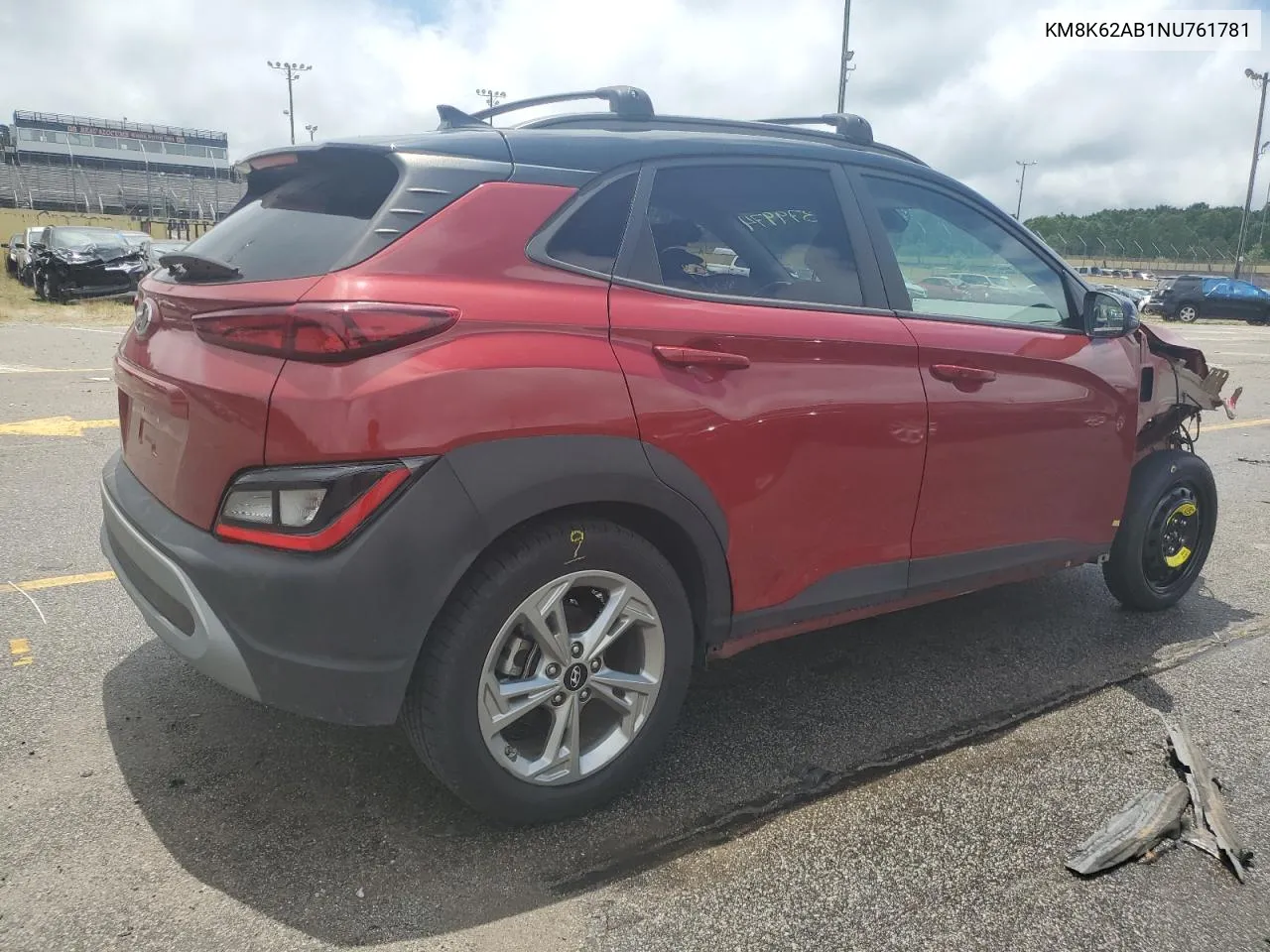 2022 Hyundai Kona Sel VIN: KM8K62AB1NU761781 Lot: 54379974