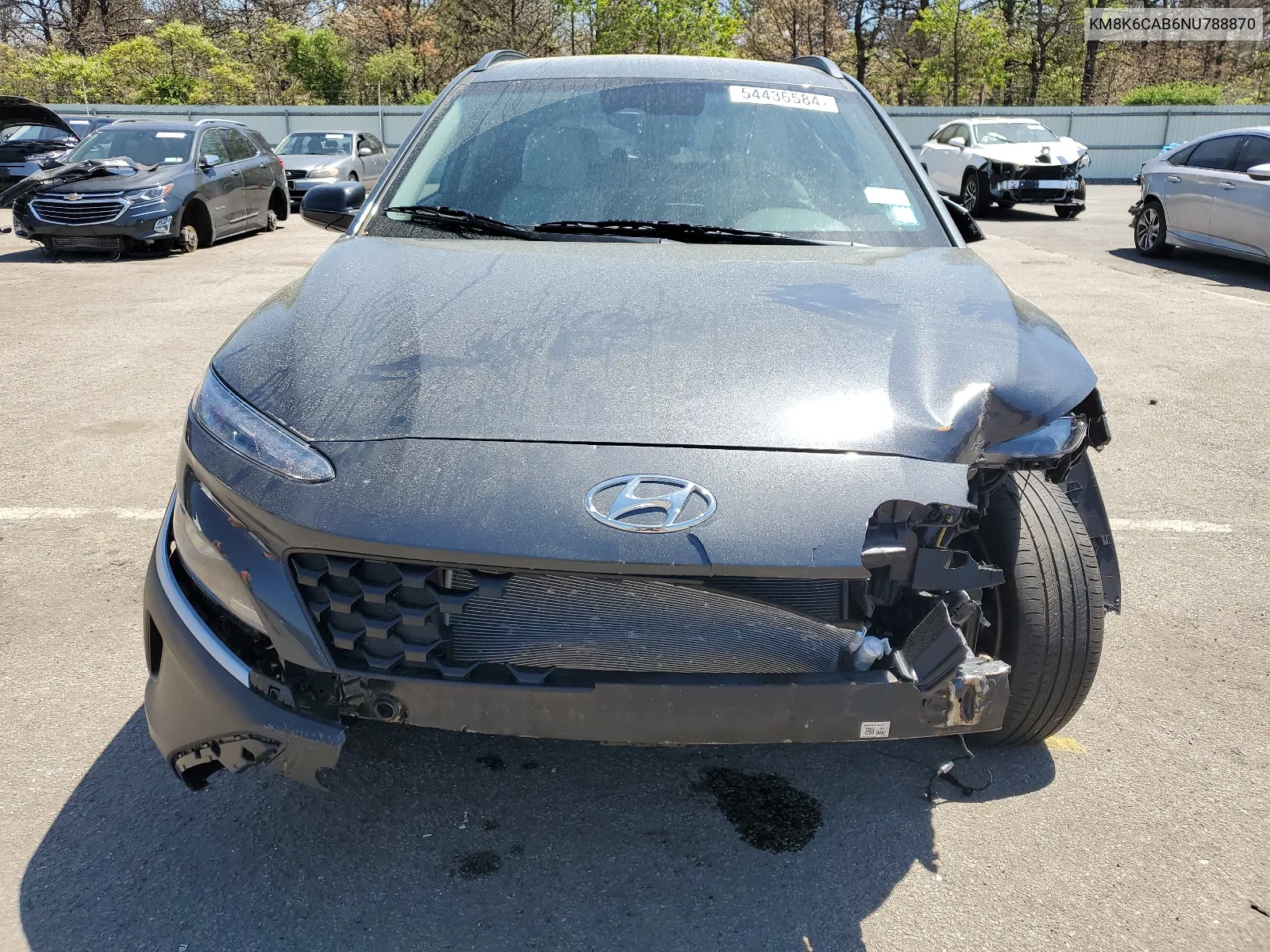 KM8K6CAB6NU788870 2022 Hyundai Kona Sel