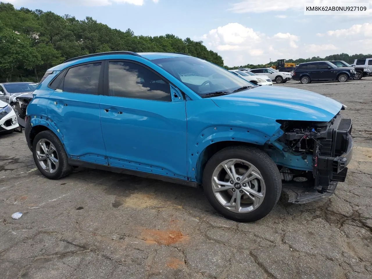 KM8K62AB0NU927109 2022 Hyundai Kona Sel