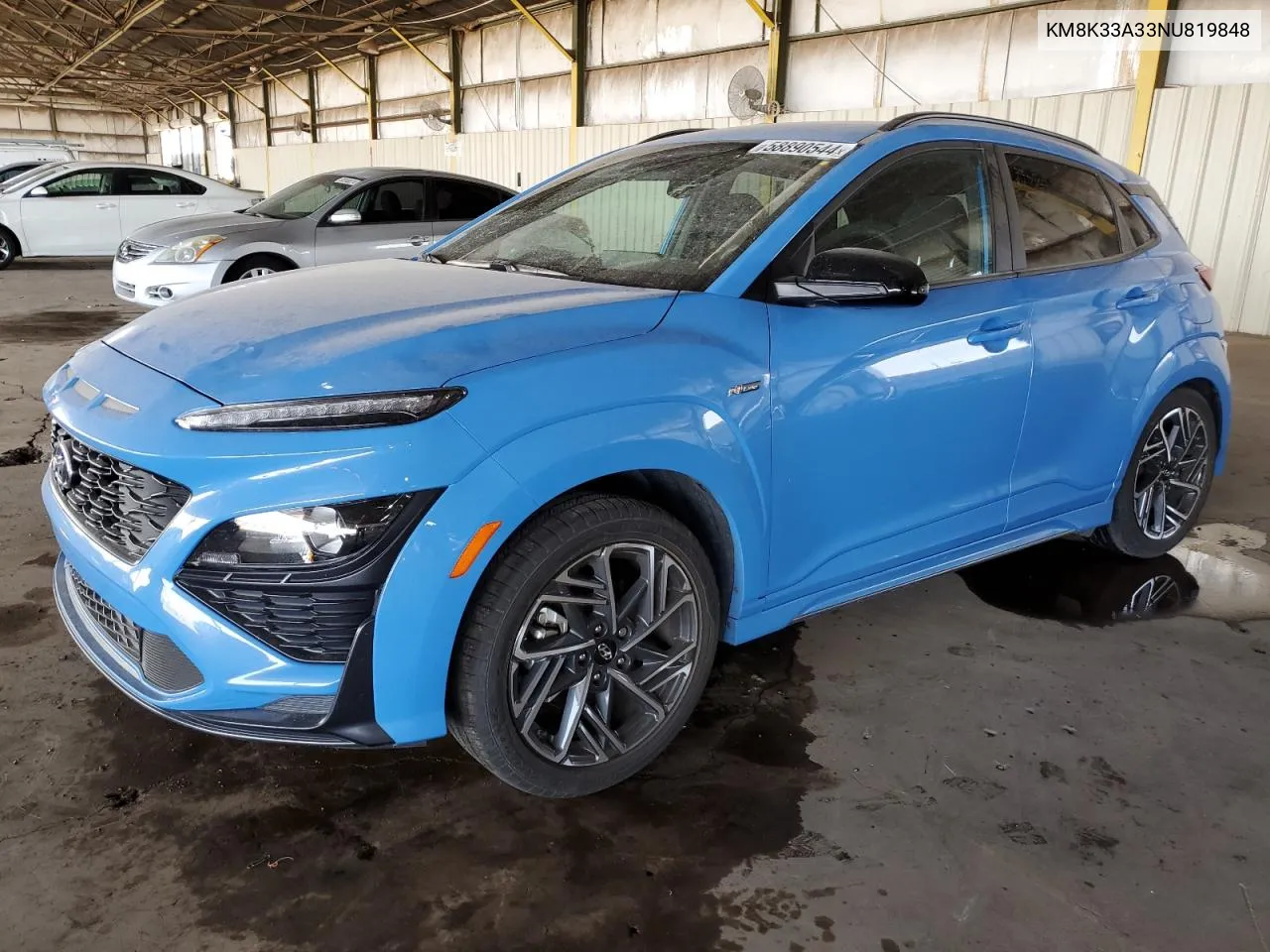 KM8K33A33NU819848 2022 Hyundai Kona N Line