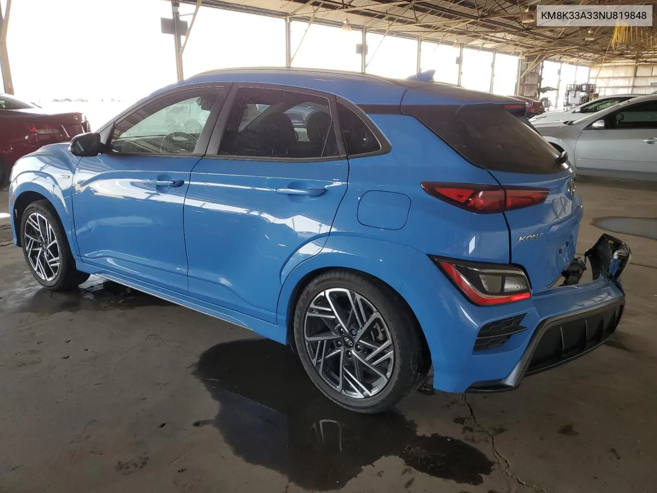 2022 Hyundai Kona N Line VIN: KM8K33A33NU819848 Lot: 58890544