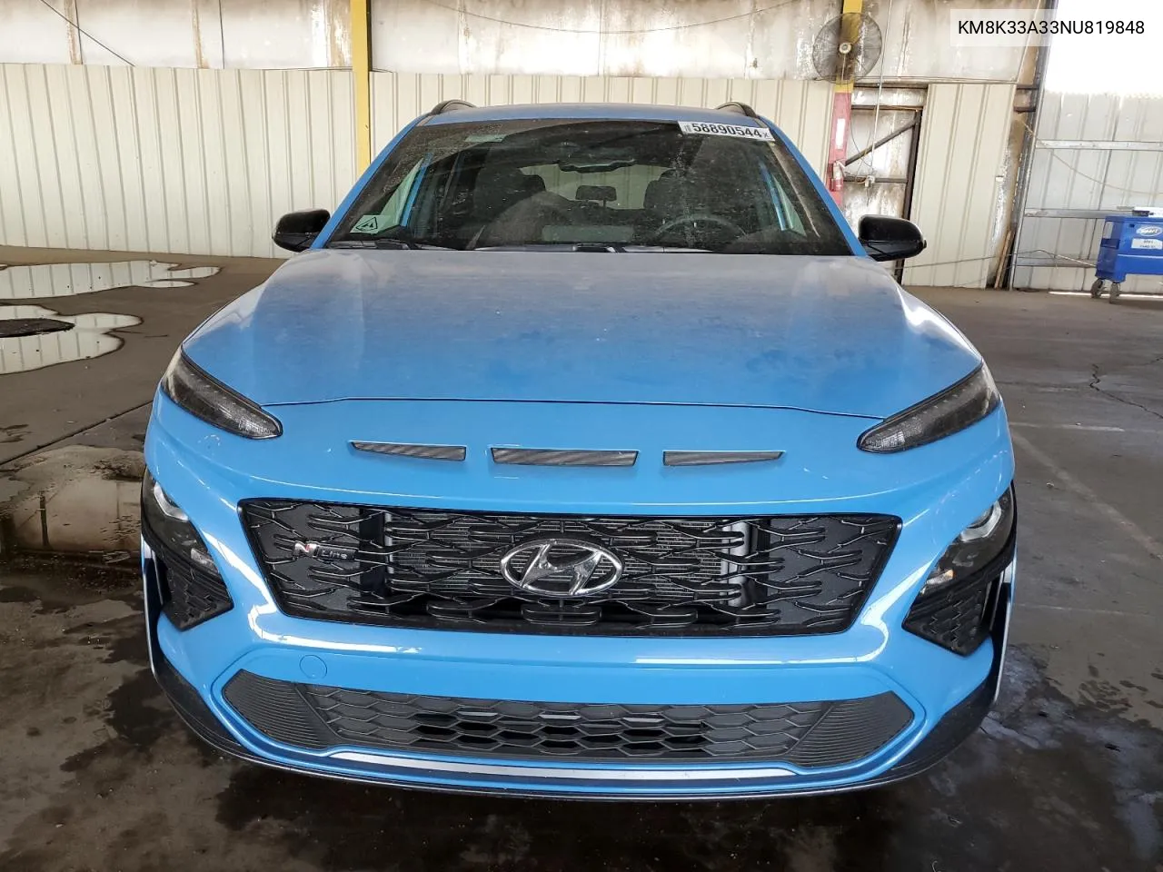 2022 Hyundai Kona N Line VIN: KM8K33A33NU819848 Lot: 58890544