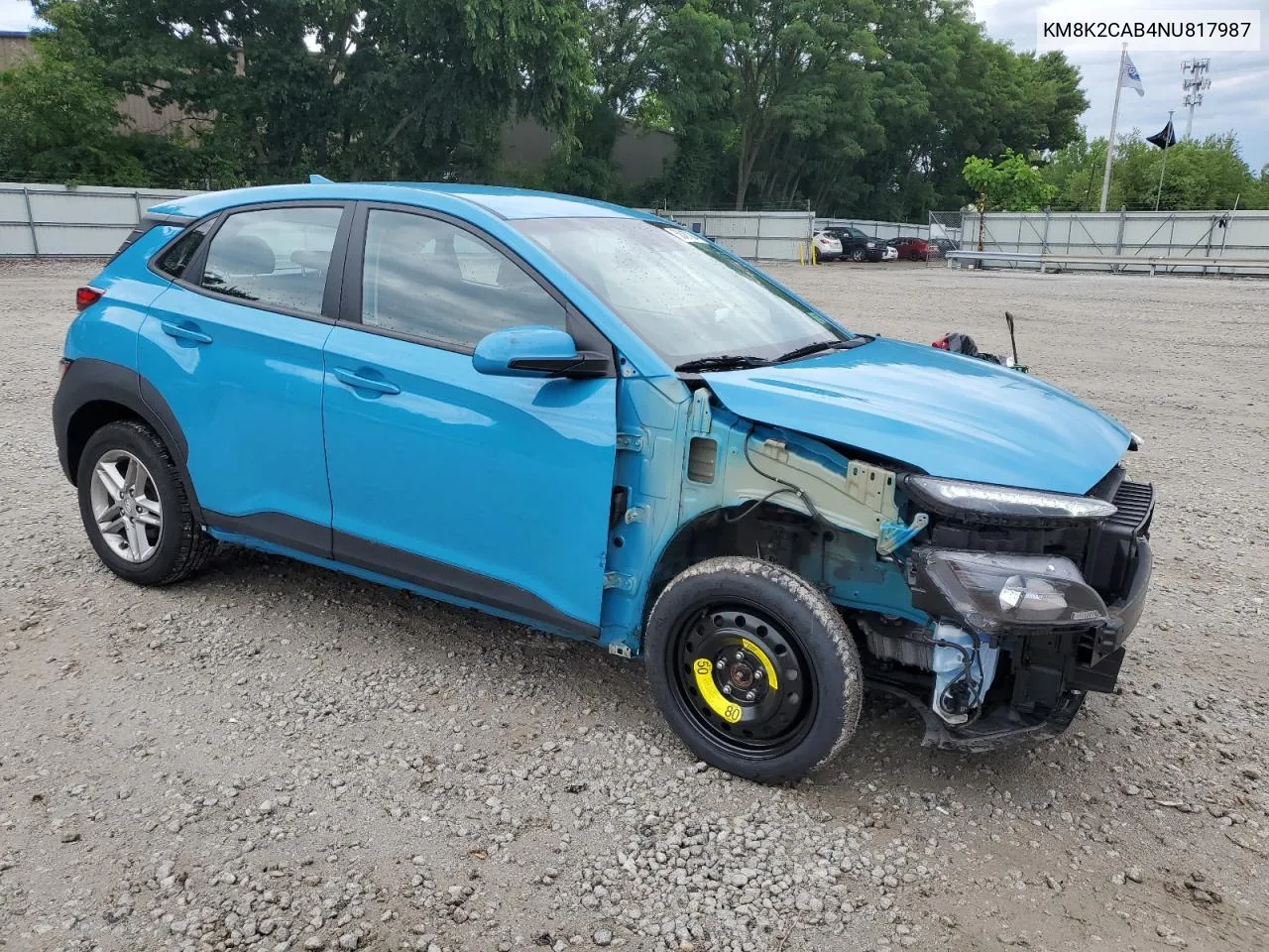 KM8K2CAB4NU817987 2022 Hyundai Kona Sel