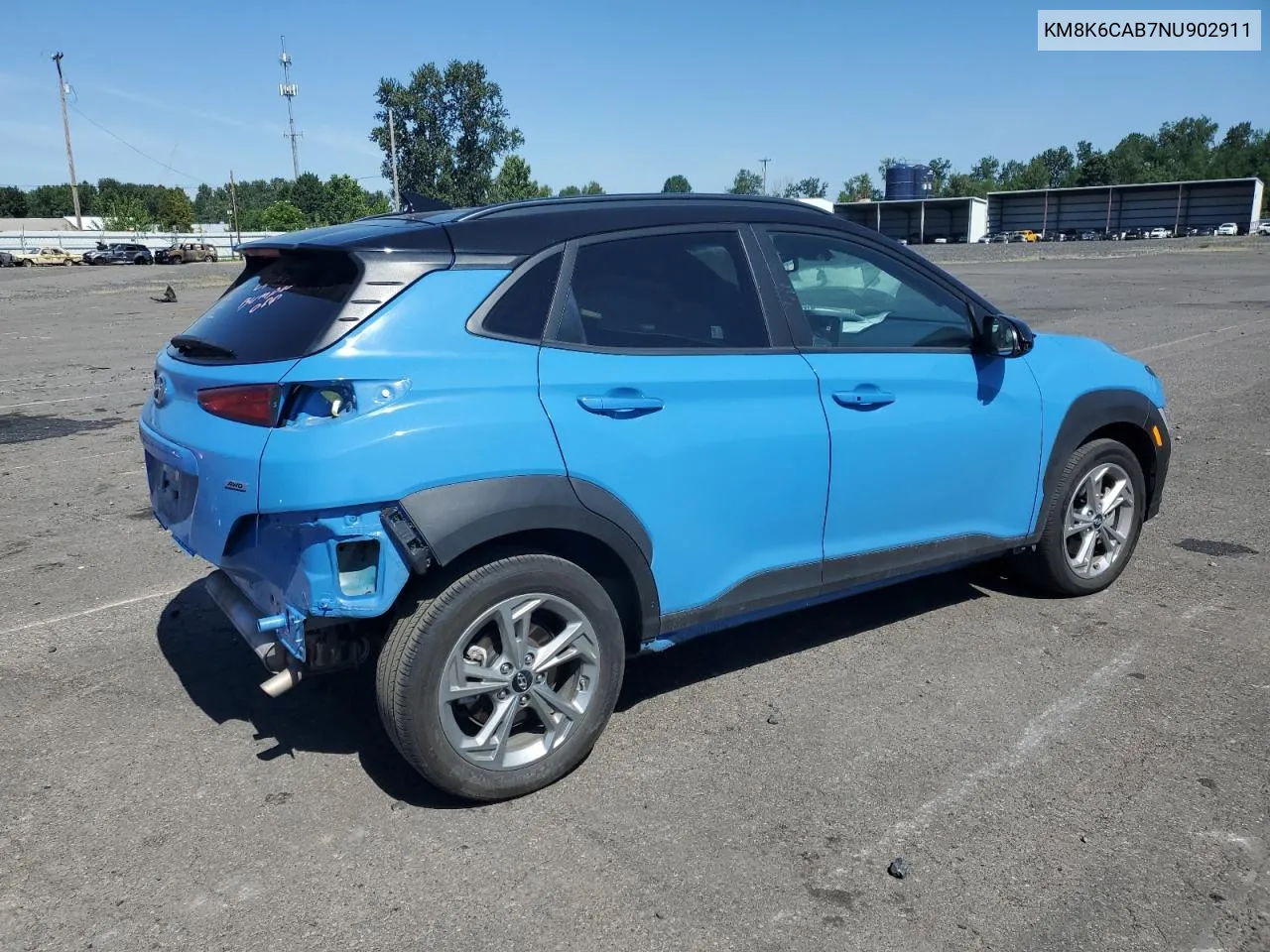 KM8K6CAB7NU902911 2022 Hyundai Kona Sel