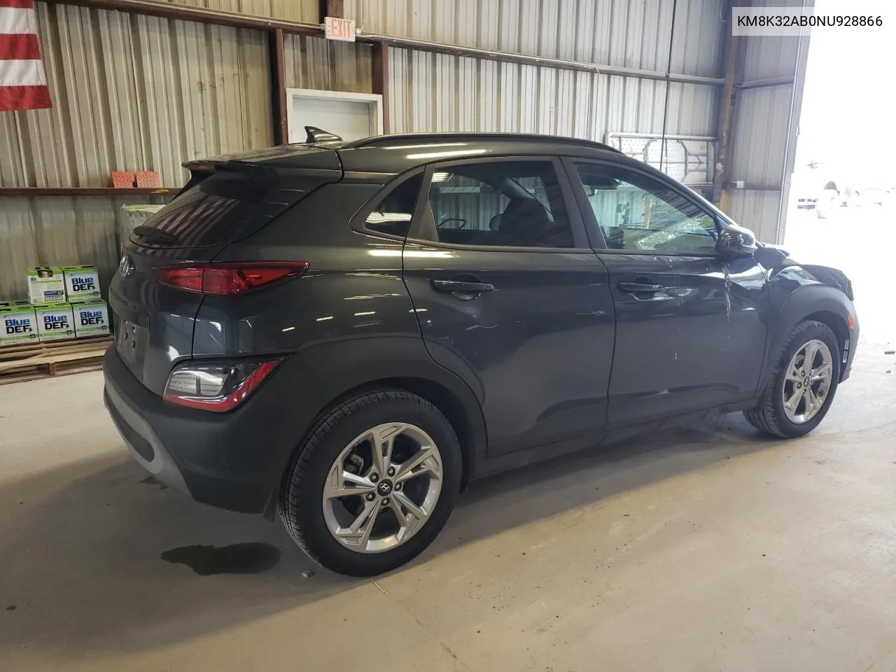 2022 Hyundai Kona Sel VIN: KM8K32AB0NU928866 Lot: 60933464