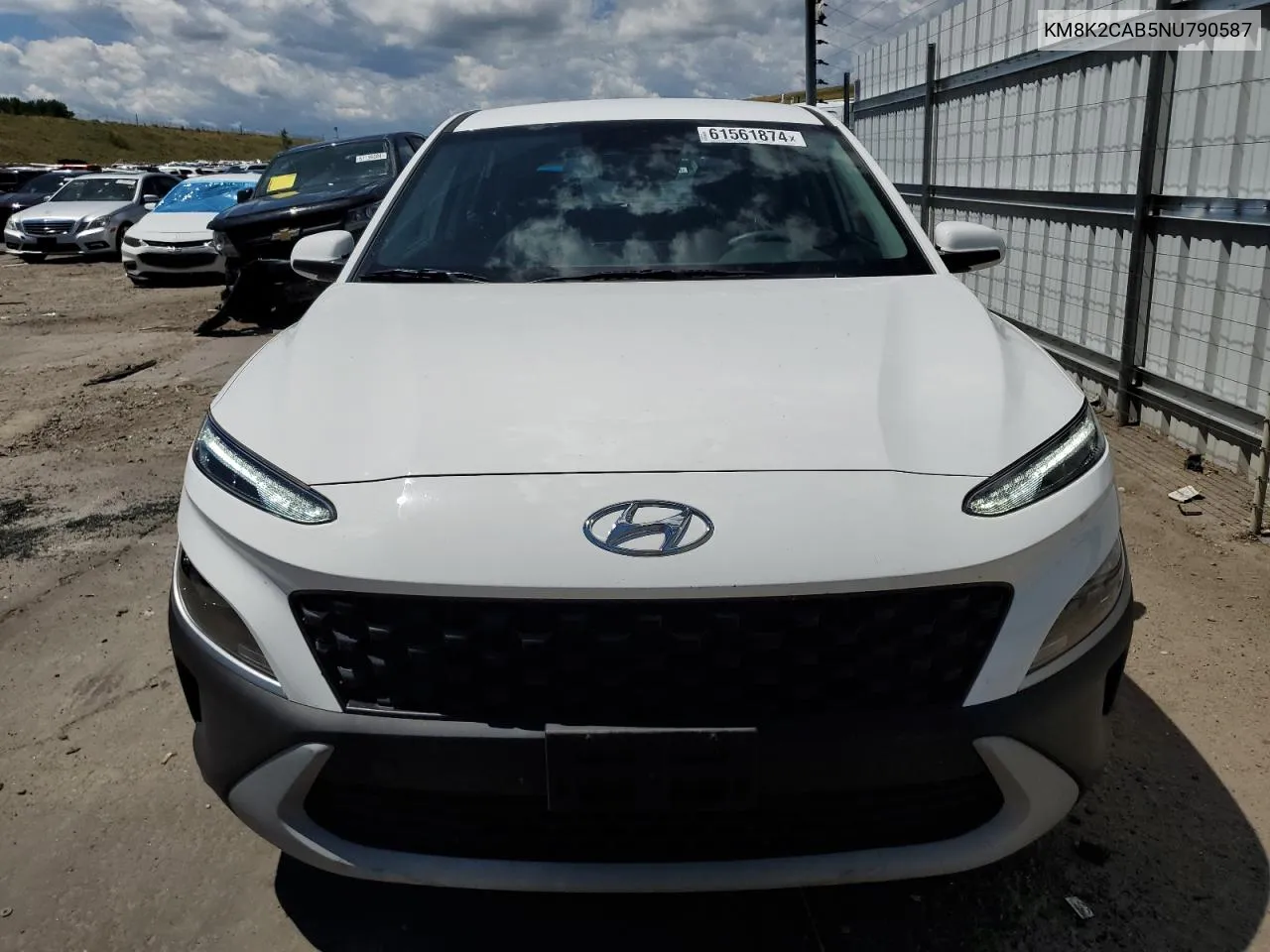 KM8K2CAB5NU790587 2022 Hyundai Kona Sel