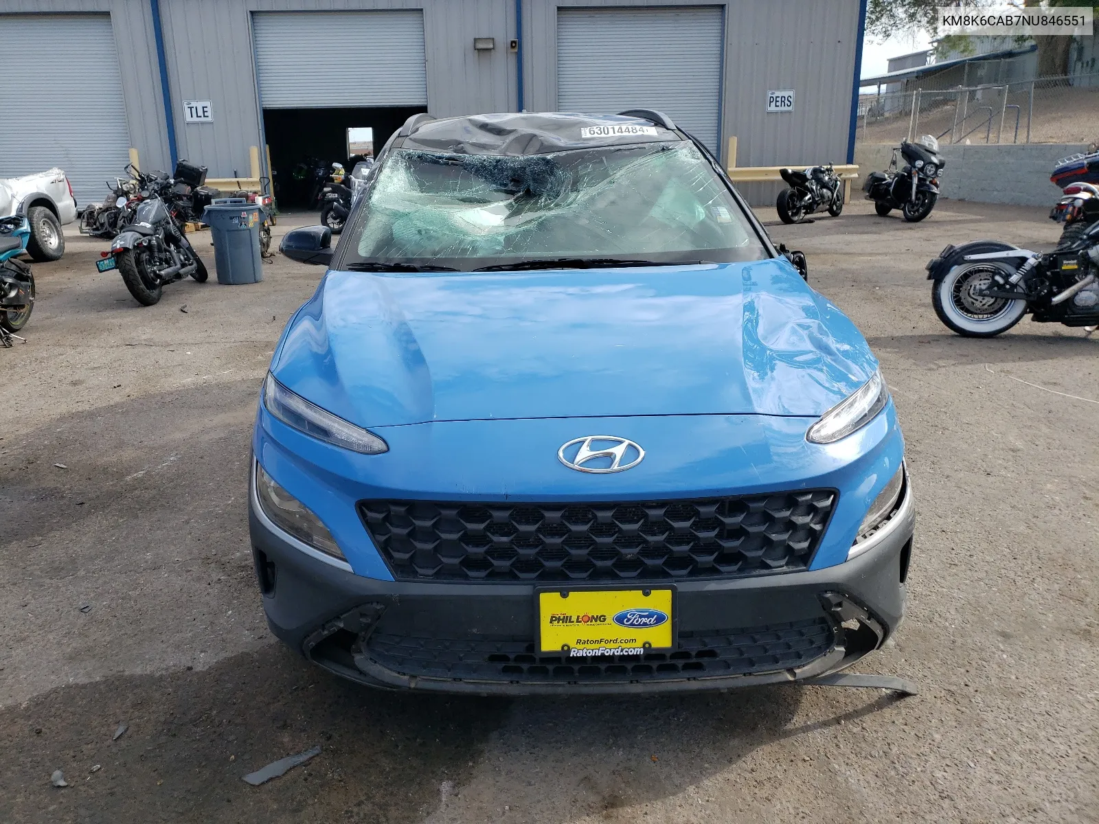 KM8K6CAB7NU846551 2022 Hyundai Kona Sel