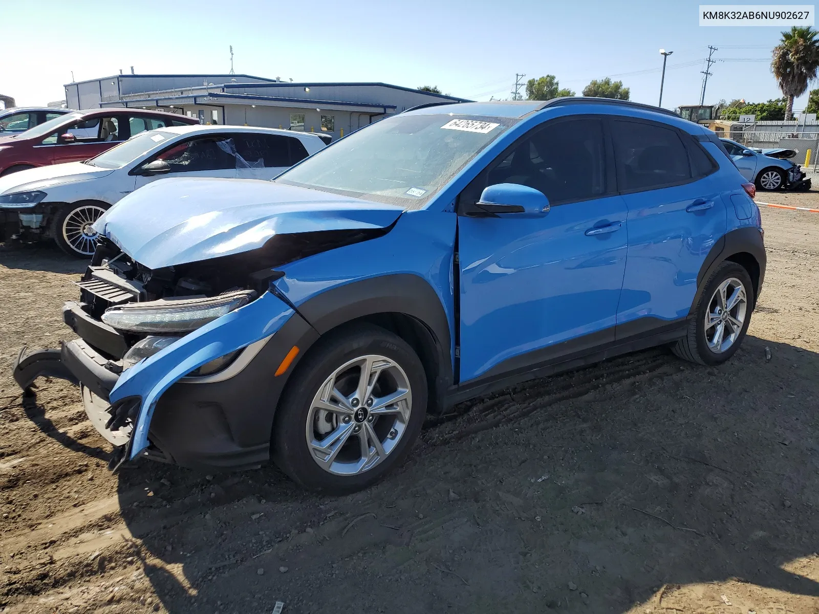 KM8K32AB6NU902627 2022 Hyundai Kona Sel