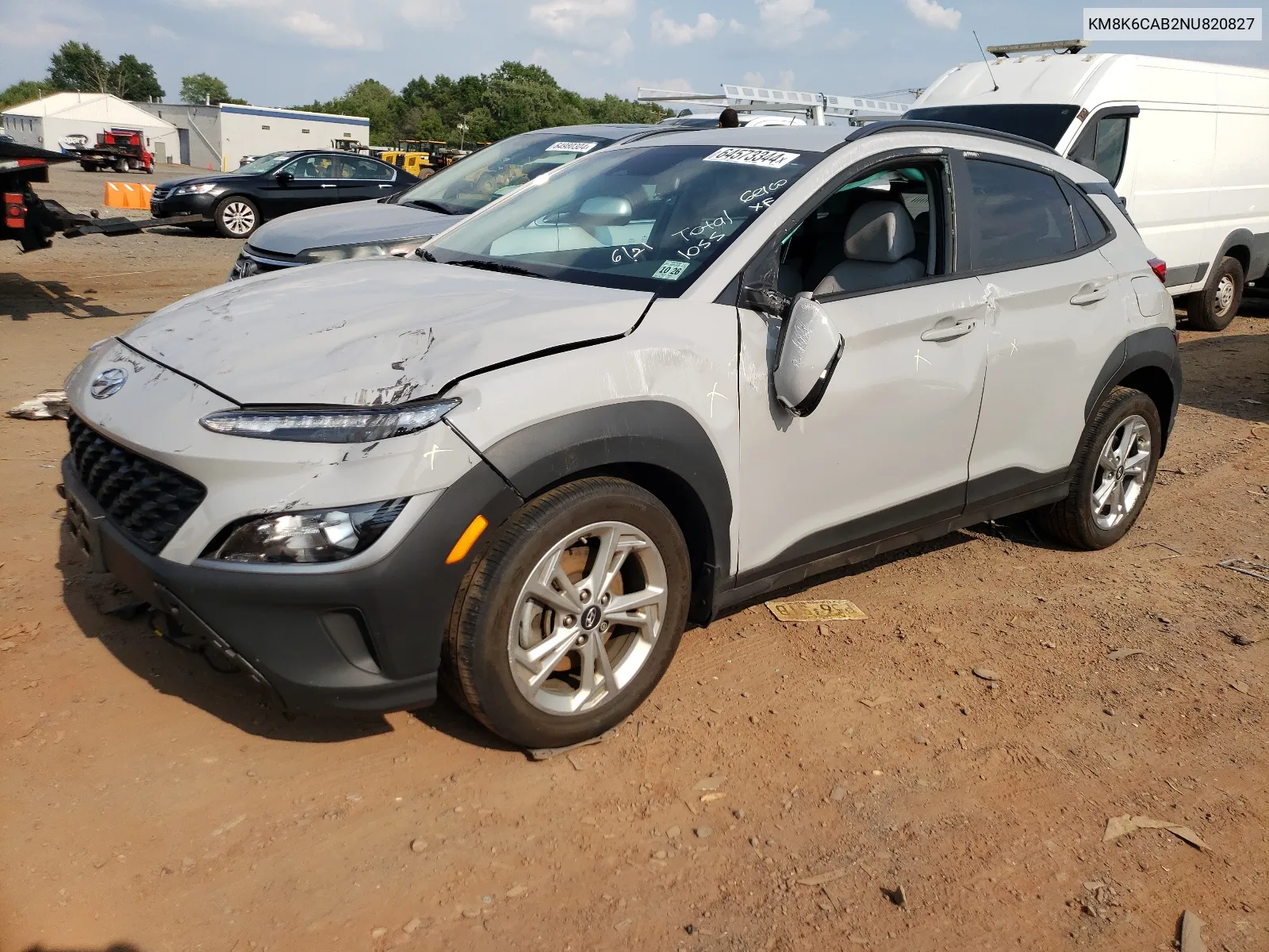 KM8K6CAB2NU820827 2022 Hyundai Kona Sel