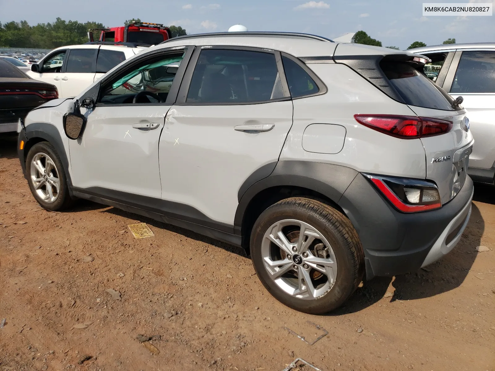 2022 Hyundai Kona Sel VIN: KM8K6CAB2NU820827 Lot: 64573344