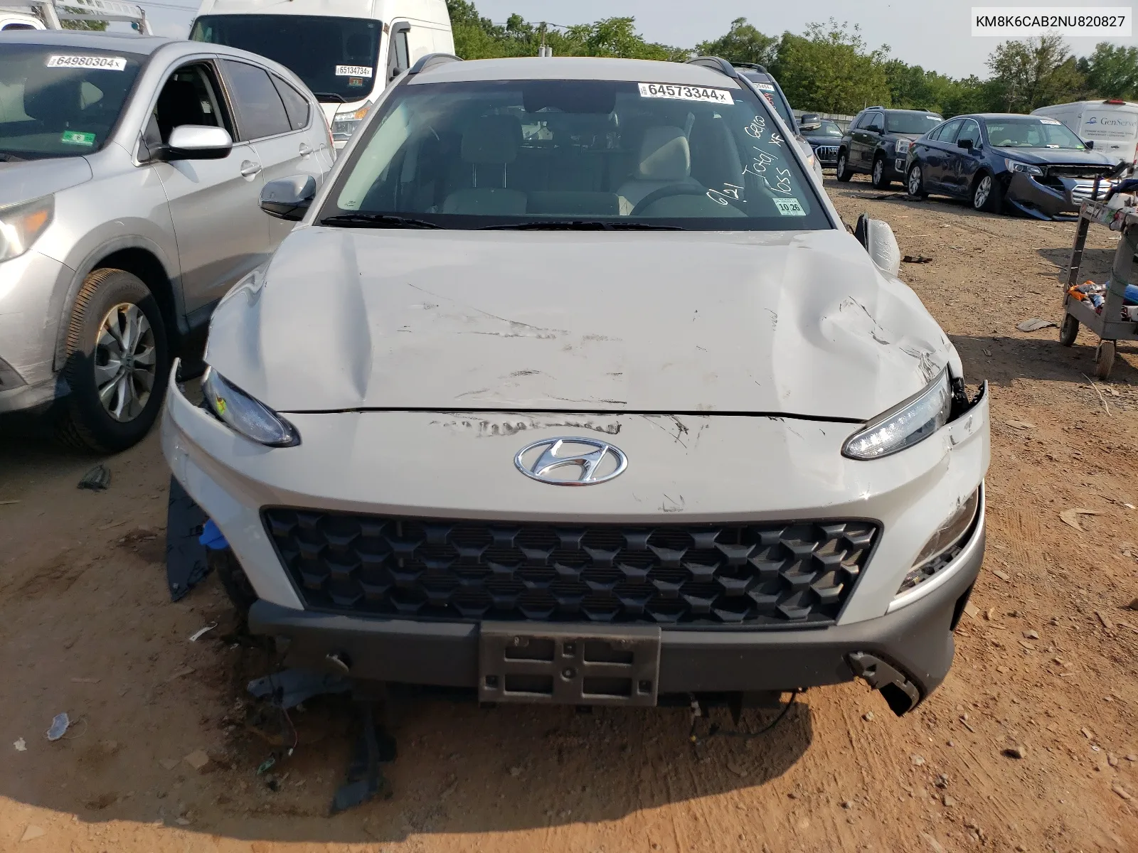 KM8K6CAB2NU820827 2022 Hyundai Kona Sel