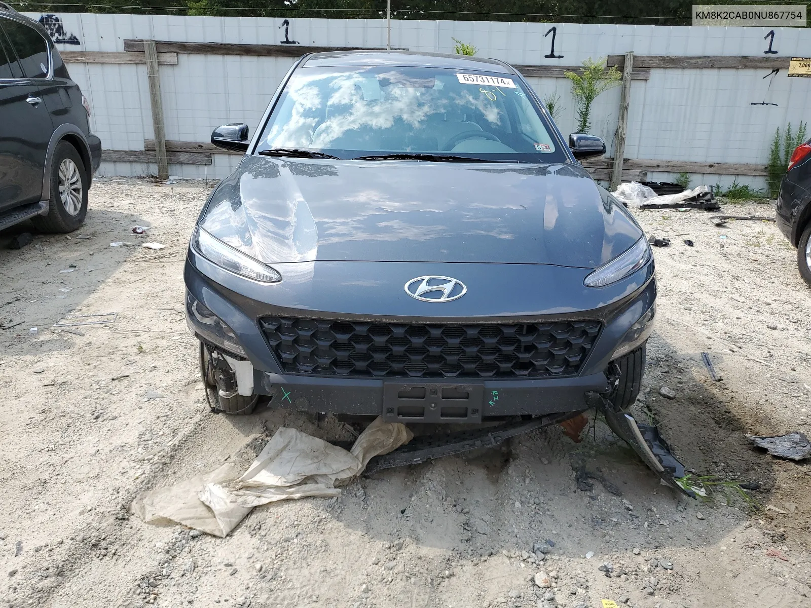 KM8K2CAB0NU867754 2022 Hyundai Kona Sel