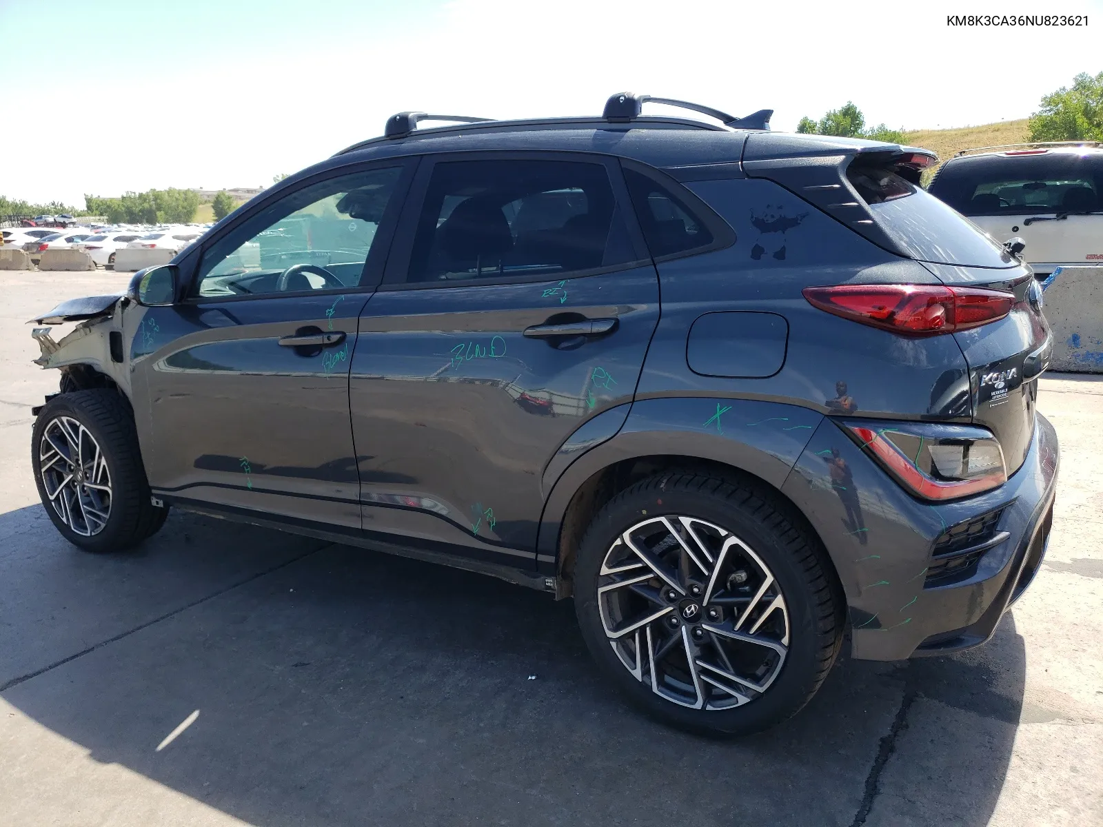 KM8K3CA36NU823621 2022 Hyundai Kona N Line