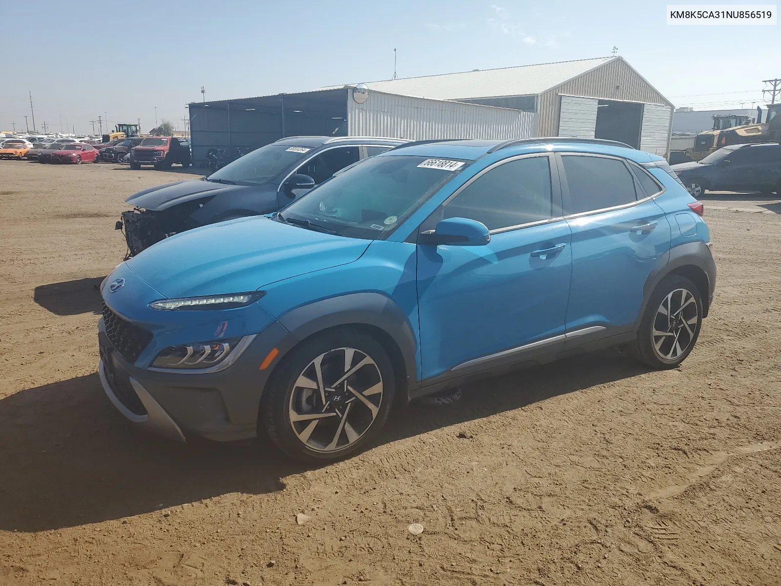 KM8K5CA31NU856519 2022 Hyundai Kona Limited