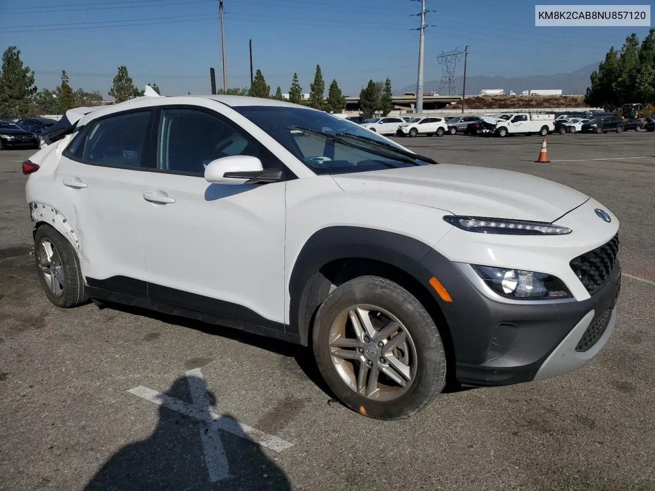 KM8K2CAB8NU857120 2022 Hyundai Kona Sel