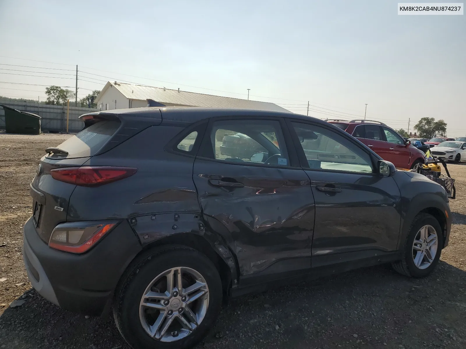 KM8K2CAB4NU874237 2022 Hyundai Kona Sel