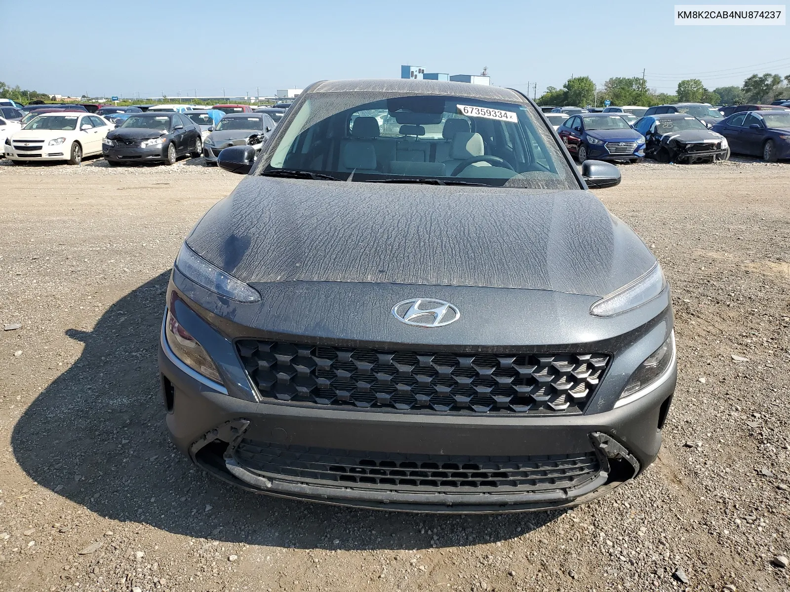 KM8K2CAB4NU874237 2022 Hyundai Kona Sel