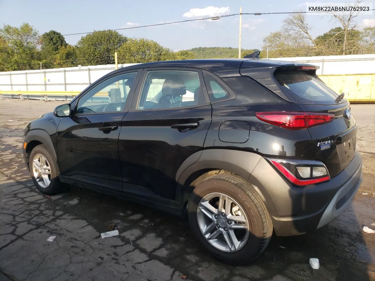 2022 Hyundai Kona Sel VIN: KM8K22AB6NU762923 Lot: 68256214