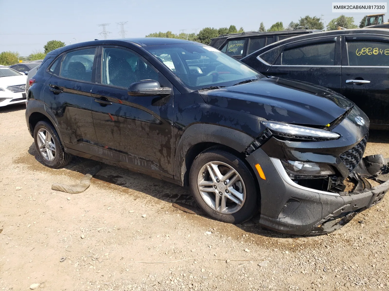 KM8K2CAB6NU817330 2022 Hyundai Kona Sel