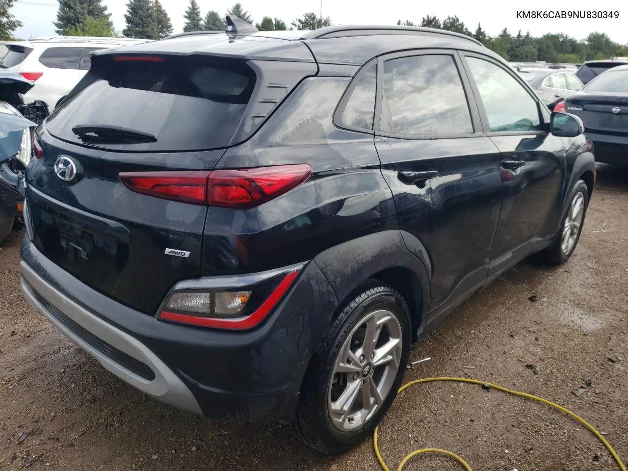 KM8K6CAB9NU830349 2022 Hyundai Kona Sel