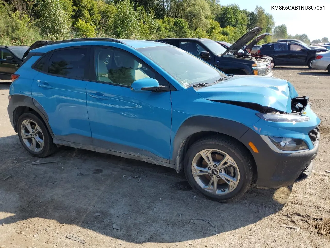 KM8K6CAB1NU807051 2022 Hyundai Kona Sel