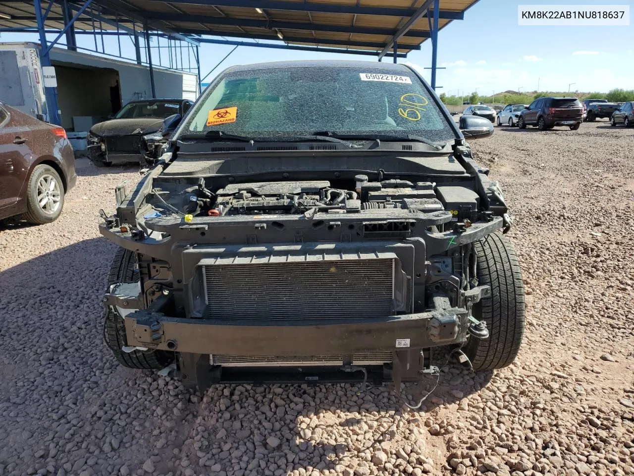 KM8K22AB1NU818637 2022 Hyundai Kona Sel