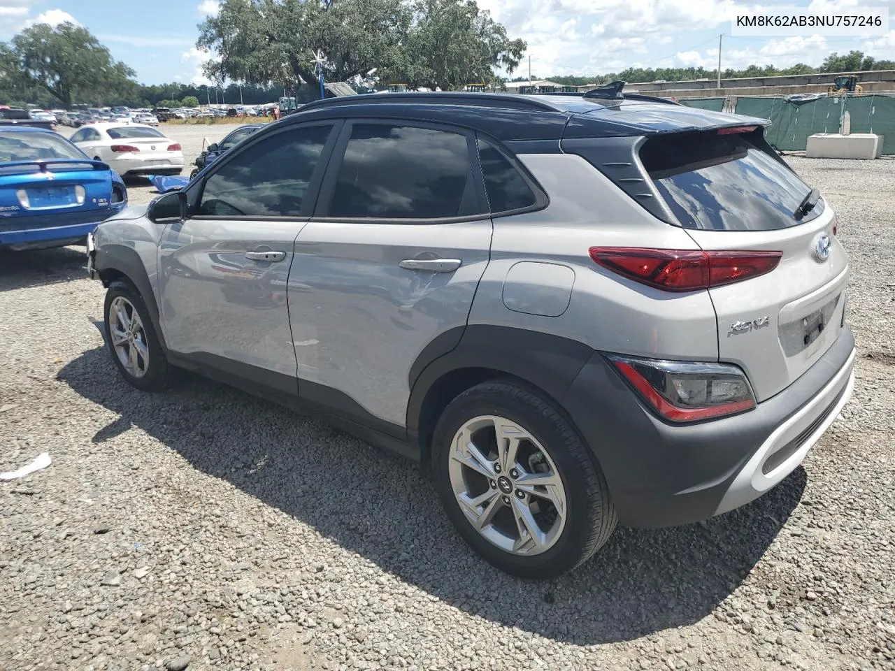 KM8K62AB3NU757246 2022 Hyundai Kona Sel