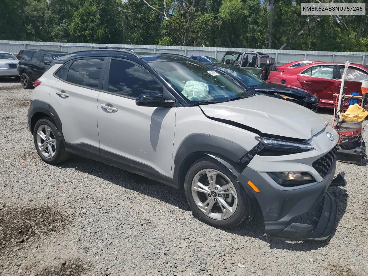 KM8K62AB3NU757246 2022 Hyundai Kona Sel