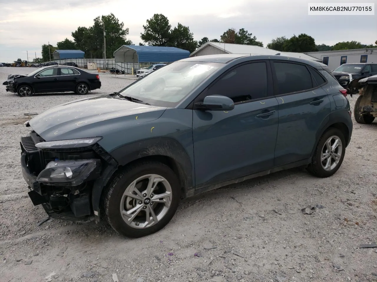 KM8K6CAB2NU770155 2022 Hyundai Kona Sel