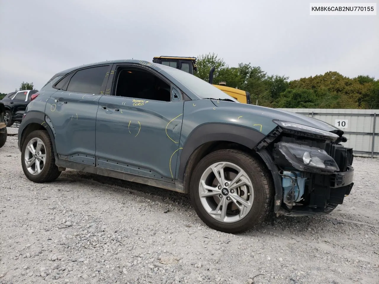 KM8K6CAB2NU770155 2022 Hyundai Kona Sel