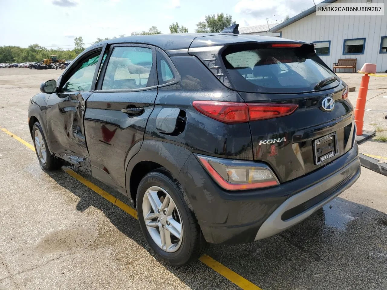 2022 Hyundai Kona Sel VIN: KM8K2CAB6NU889287 Lot: 69246024