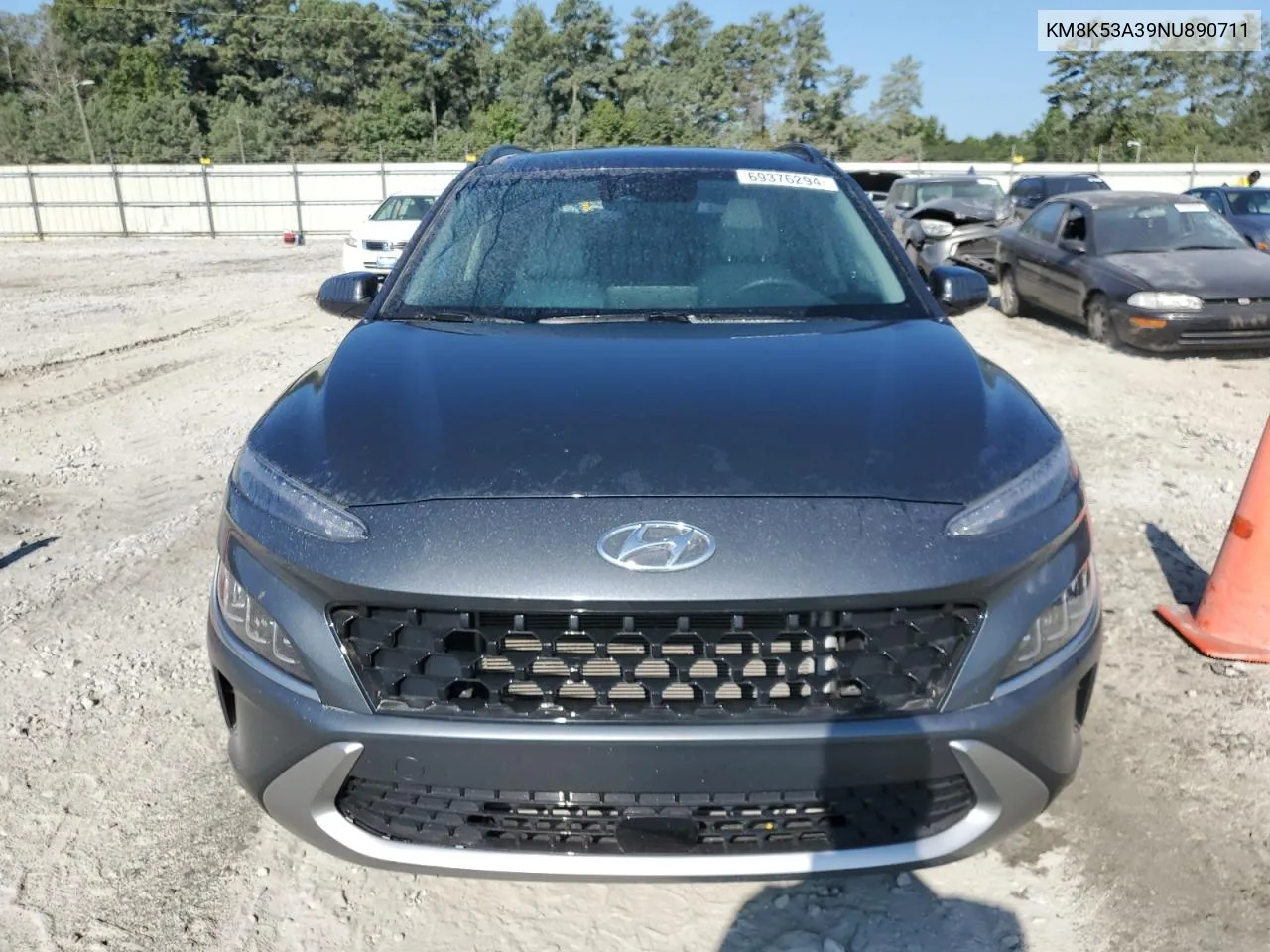 2022 Hyundai Kona Limited VIN: KM8K53A39NU890711 Lot: 69376294